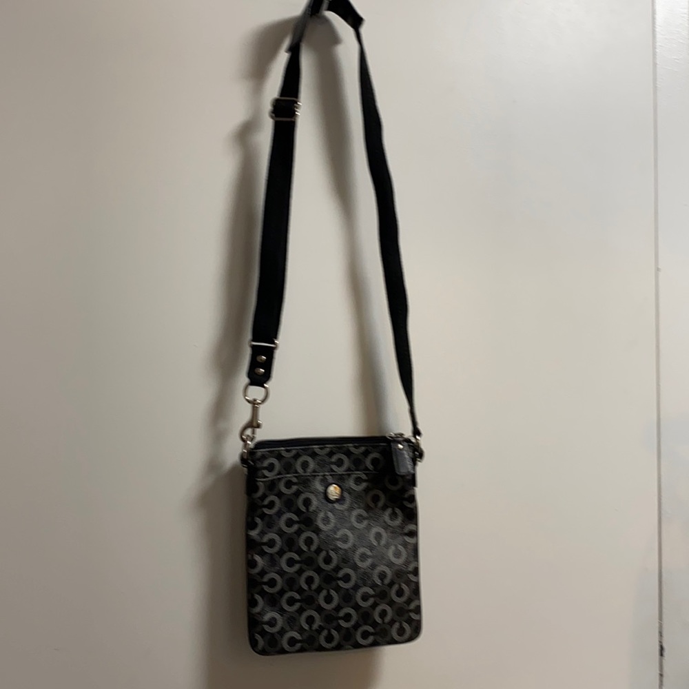 Coach poppy print crossbody
